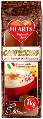 HEARTS CAPPUCCINO KAKAONOTE 1KG - CAPPUCCINO KAKAOWE
