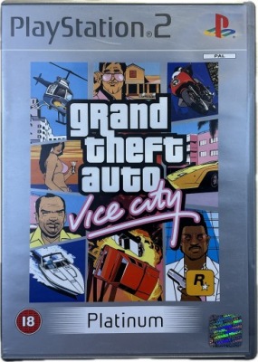 GRAND THEFT AUTO VICE CITY GTA VC płyta bdb PLATINUM PS2