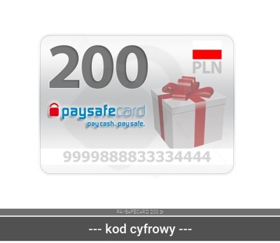 PAYSAFECARD 200 zł