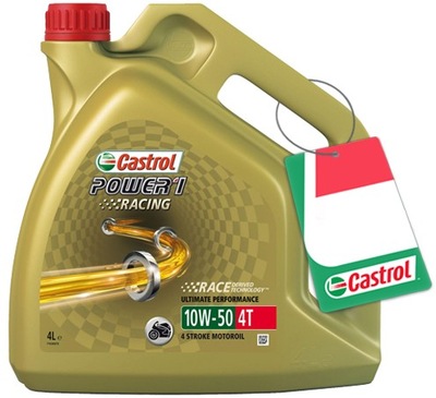 CASTROL POWER 1 RACING 4T 10W50 4L 10W-50