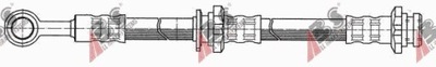 ПАТРУБОК ТОРМОЗНОЙ GIĘTKI NISSAN ALMERA 95-00 LP