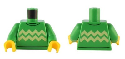 LEGO - Tors zielony sweter z zygzakami - 973pb4536c01