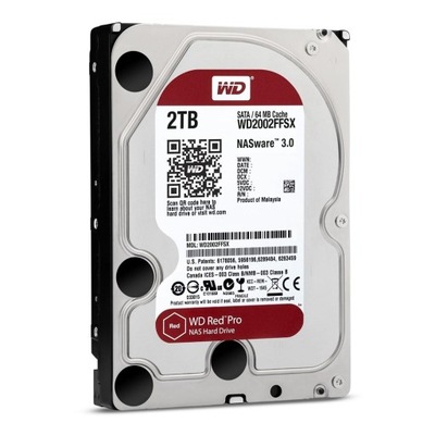 Dysk HDD WD Red Pro WD2002FFSX 2 TB 3.5'' 64 MB 7200 obr/min