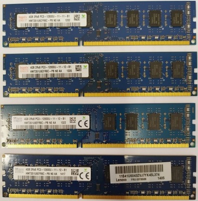 Hynix 4GB 2Rx8 PC3-12800U-11-12 HMT351U6CFR8C-PB