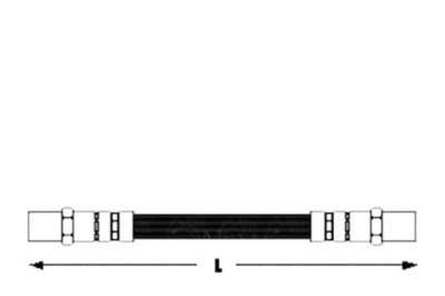 Шланг тормозной meyle 14289535 sl3152 330312 836 фото №1