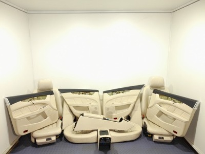 Mercedes cls w218 lift sedan сиденья обшивки заднее сиденье кожа комплект фото №1