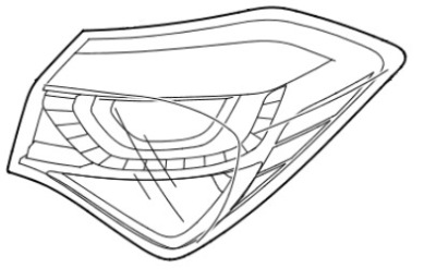 Лампа задняя комбинированная hyundai i20 2017 фото №1