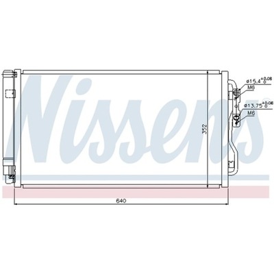 КОНДЕНСАТОР, КОНДИЦІОНЕР NISSENS 940236