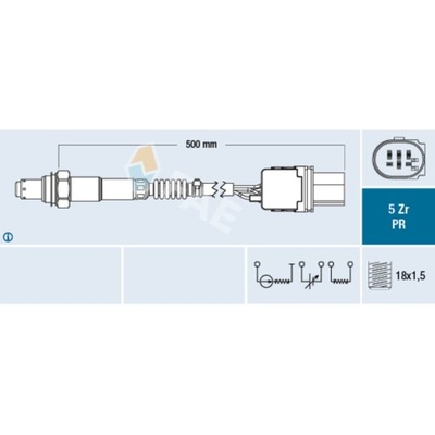 SONDA LAMBDA NISSAN BLUEBIRD 84-92 1.8 2.0 1.6  