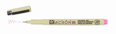 Cienkopis SAKURA Pigma MICRON 05 ROSE RED