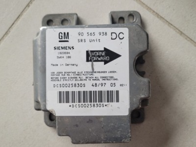 Opel omega модуль датчик подушка безопасности подушек 90565938 фото №1