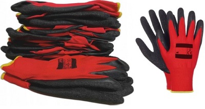 Rękawiczki RĘKAWICE robocze r9 LATEX op. 12 PAR mocne