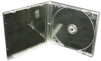 Pudełka na 1 x CD Jewel Case CLEAR - 50 sztuk WaWa