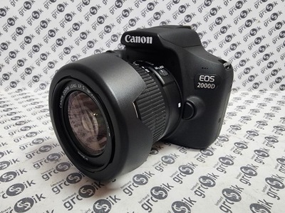 Lustrzanka Canon EOS 2000D korpus + obiektyw 18-55mm