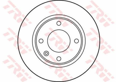 ДИСКИ ТОРМОЗНЫЕ ТОРМОЗНЫЕ ЗАД TRW DF2799