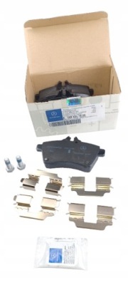 Тормозные колодки тормозные перед mercedes klasa a w169 фото №1