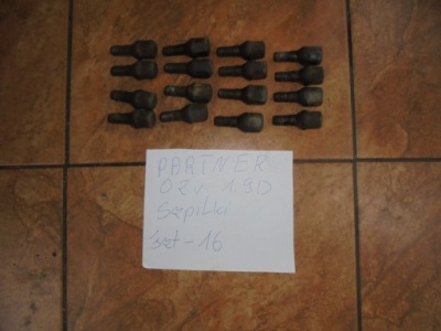 Peugeot partner i 02 1.9d болты 16szt комплект фото №1