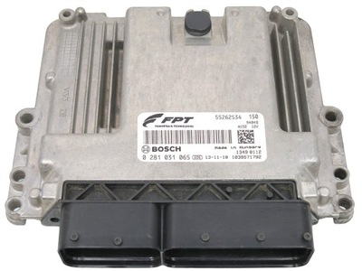 COMPUTADOR ECU FIAT 500 1.6 JTD 55262534 0281031065  