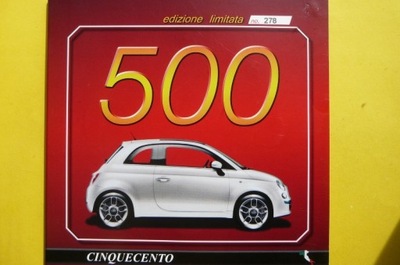 KMS WŁOCHY 2008 FIAT 500 CINQUECENTO ALIGHIERI +Ag