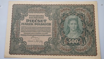 BANKNOT 500 PIĘĆSET MAREK POLSKICH 1919 BX149909