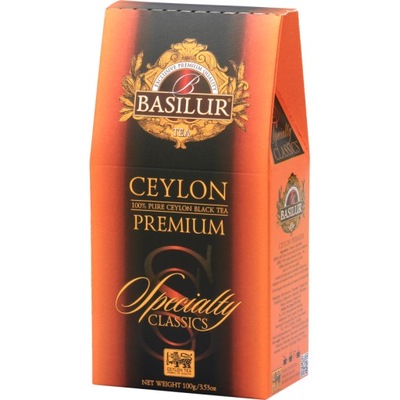 Herbata czarna liść OP Basilur Ceylon Premium 100g