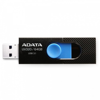 ADATA UV320 128GB USB 3.2 Gen1 czarno-niebieski (AUV320-128G-RBKBL)
