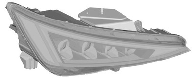 Hyundai elantra 2019- фара led правый фото №1