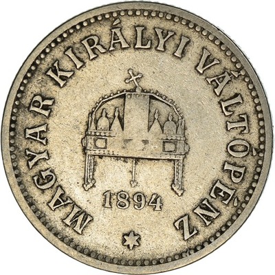 Moneta, Węgry, Franz Joseph I, 10 Filler, 1894, Ko