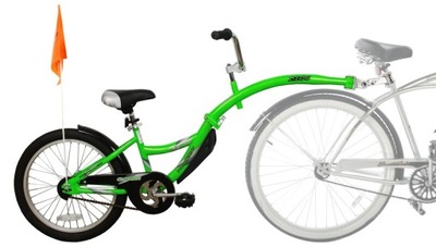 WeeRide Co Pilot – rower doczepiany, przyczepka, doczepka, hol - zielony