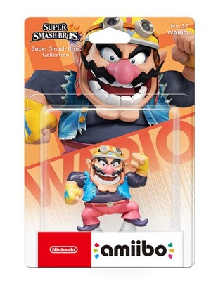 AMIIBO FIGURKA NINTENDO / SUPER SMASH BROS. COLLECTION - WARIO No. 32