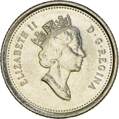 Moneta, Canada, Elizabeth II, 10 Cents, 1998, Roya
