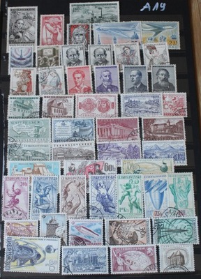 Zestaw znaczków Czechosłowacja stare A19