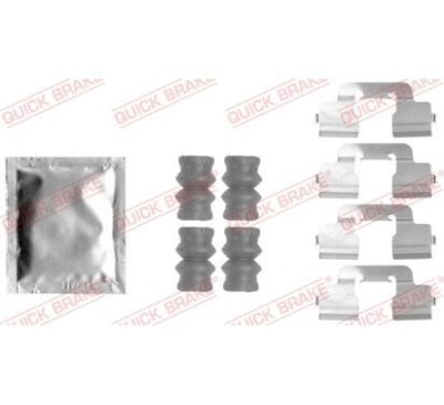 Quick brake набір монтажний гальмівних колодок peugeot фото №1