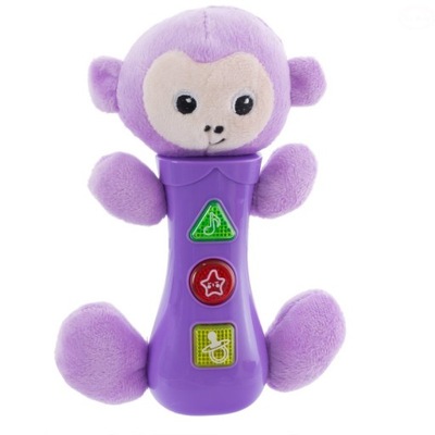 Zabawka dla maluszków małpka dzwiękowa - Eurobaby
