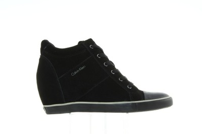 Buty damskie CALVIN KLEIN VOSS SUEDE RE9359 BLACK, r 41