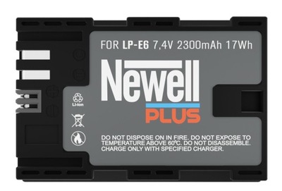 BATERIA NEWELL PLUS LP-E6 do Canon EOS 7D 2300mAh