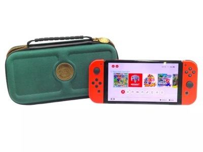 KONSOLA NINTENDO SWITCH OLED 64GB MARIO RED EDITION +256 GB SD