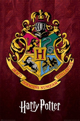 Plakat Harry Potter Hogwarts Crest 61x91,5 cm