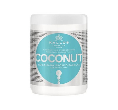 Kallos Maska do włosów odżywczo-wzmacniająca Coconut 1000ml