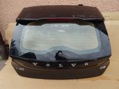 Volvo v40 кришка багажника задня 2014r фото №1