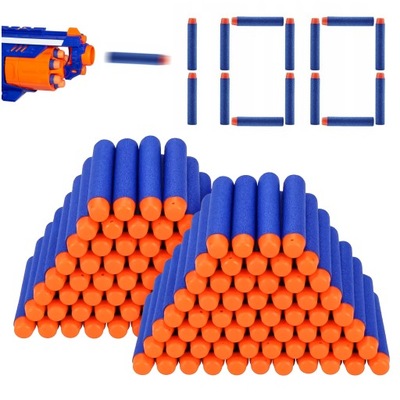 NERF STRZAŁKI 100 SZT DO WYRZUTNI STRZAŁKI DO NERF