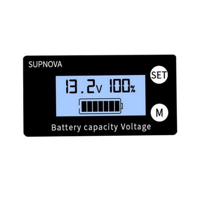 Car LCD Battery Capacity Monitor Indicator Voltage Meter for Car Style