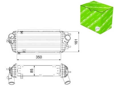 INTERCOOLER AUŠINTUVAS ORO ĮSIURBIMO HYUNDAI I40 I I40 I CW KIA 