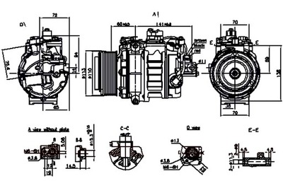 NISSENS КОМПРЕССОР КОНДИЦИОНЕРА BMW 1 F20 1 F21 3 F30 F80 3 F31 3 GRAN фото