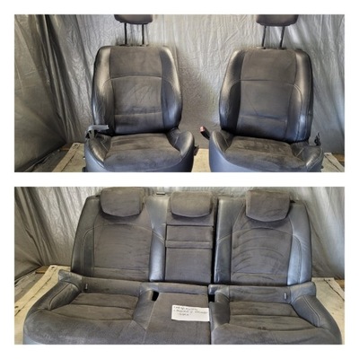Сидіння напівшкіра з підігрівом комплект renault laguna ii kombi 04r фото №1