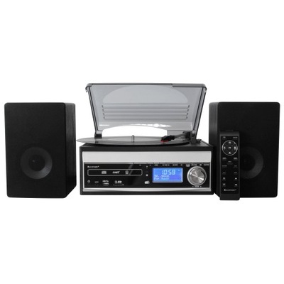 Gramofon Soundmaster MCD1820SW czarny DAB+/FM CD MP3 ID3 SD MMC USB kaseta