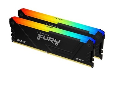 Pamięć DDR4 Fury Beast RGB 16GB(2* 8GB)/3200