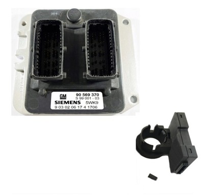 КОМПЛЕКТ ECU OPEL VECTRA B 1.8 90569370 X18XE1