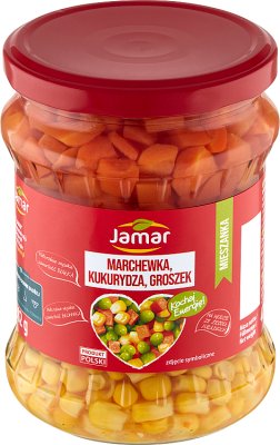 Jamar mieszanka warzywna, Marchewka, Groszek