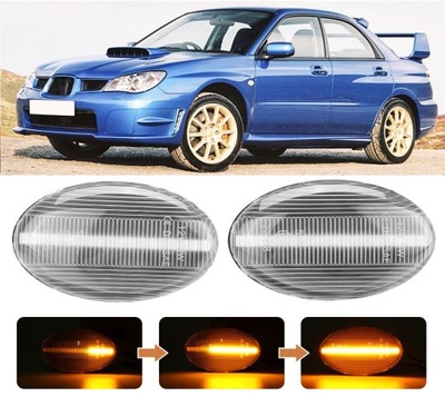 DIODO LUMINOSO LED DYNAMIC LUCES DIRECCIONALES SUBAR IMPREZA WRX GDF GDA GDB GC8 GF8 2002-2007  